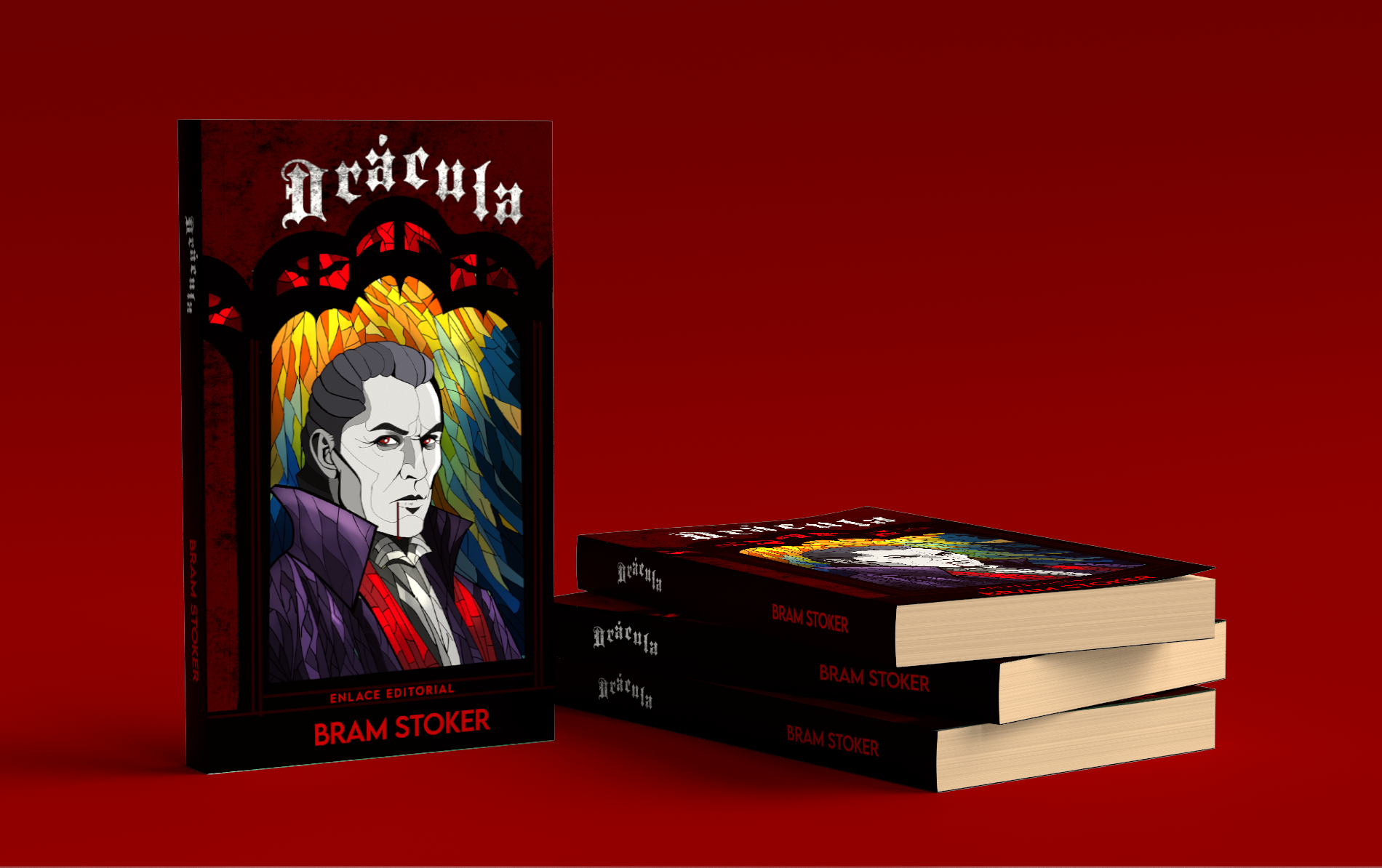 Proyecto Drácula - Diseño editorial e ilustración