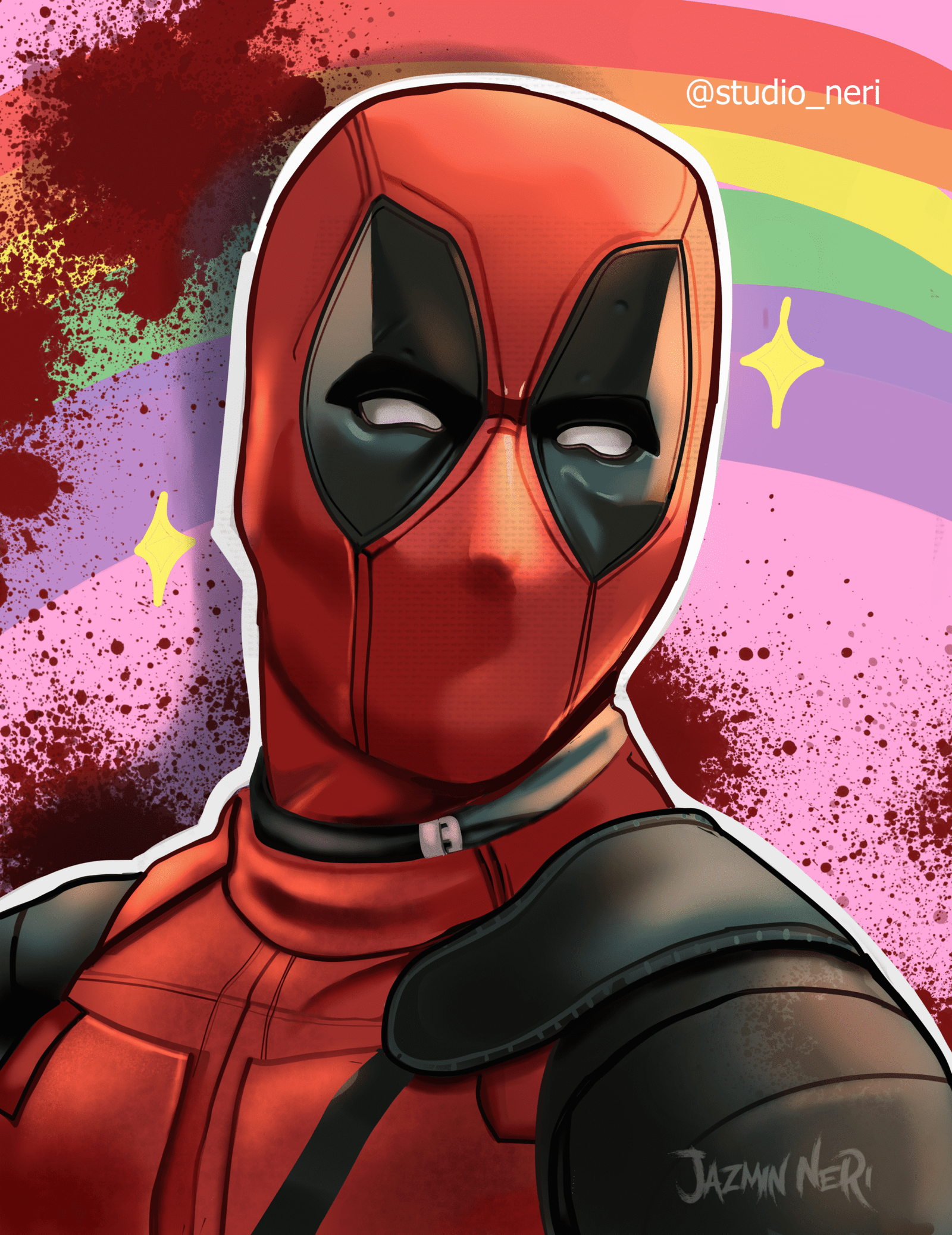 Deadpool — Ilustración digital